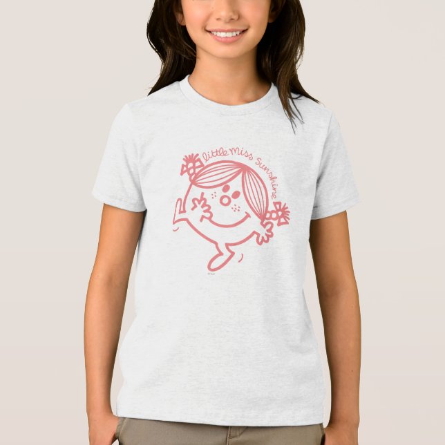 T-shirt Little Miss Sunshine Coral (Frente)