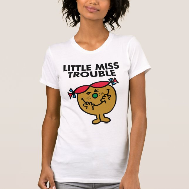 T-shirt Little Miss Trouble | Risos (Frente)