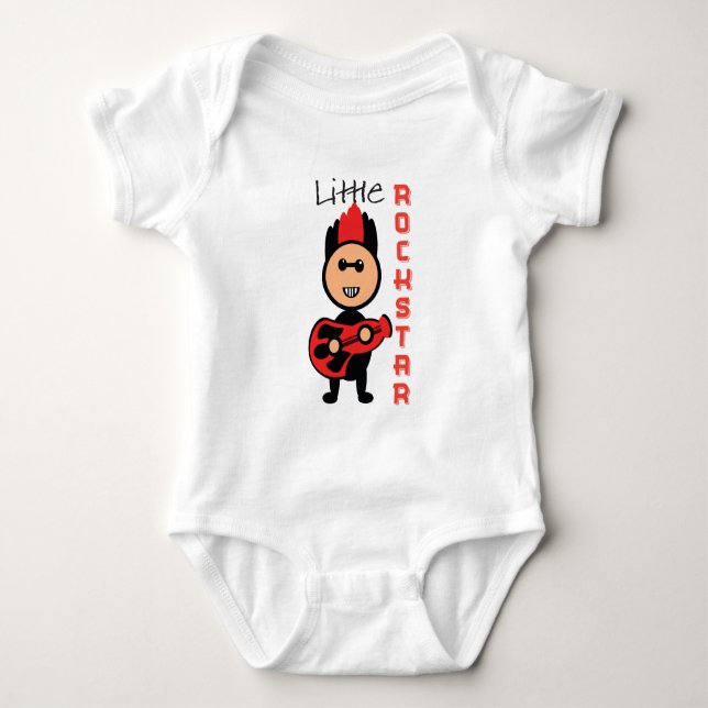 T-shirt "Little Rockstar" (Frente)