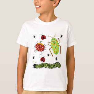 T-shirt Littlebeane desinseta a formiga Caterpillar do