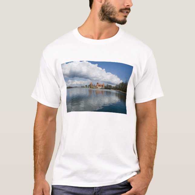 T-shirt Lituânia, Trakai. Castelo da Ilha (Frente)