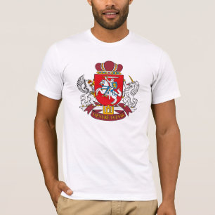 T-shirt lituano da brasão