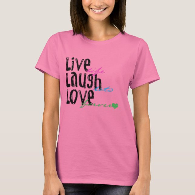 T-shirt Live, Love, Ria (Frente)
