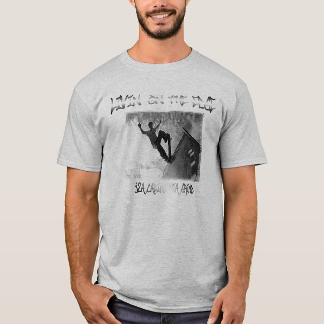 T-shirt Livin na borda (Frente)