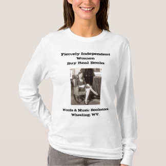 T-shirt livraria da camisola do hoodie das mulheres