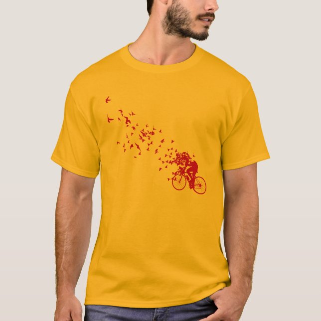 T-shirt Livre como um pássaro (Frente)