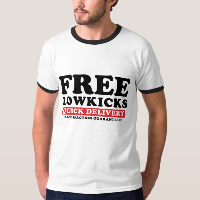 T-shirt livre da campainha de Lowkicks (Frente)