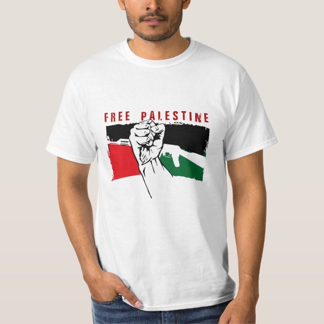 T-Shirt Livre da Palestina (Frente)