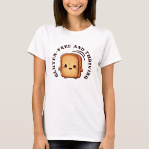T-Shirt Livre De Glúten Sensibilização Celiac