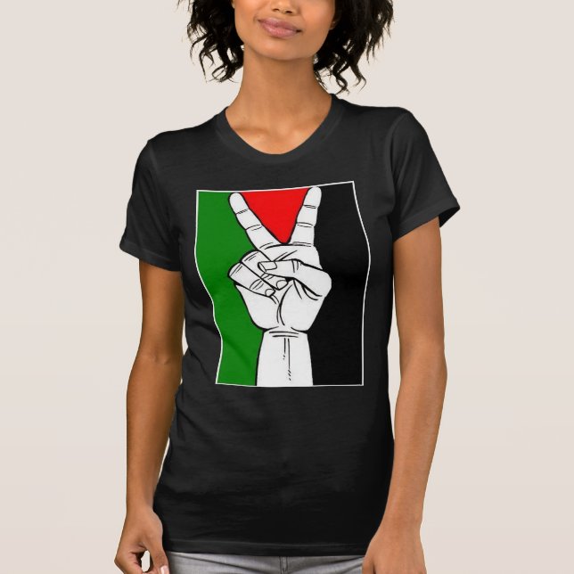 T-shirt livre de Palestina (Frente)