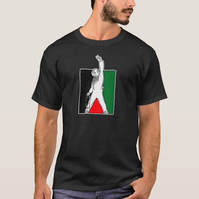 T-shirt livre de Palestina (Frente)