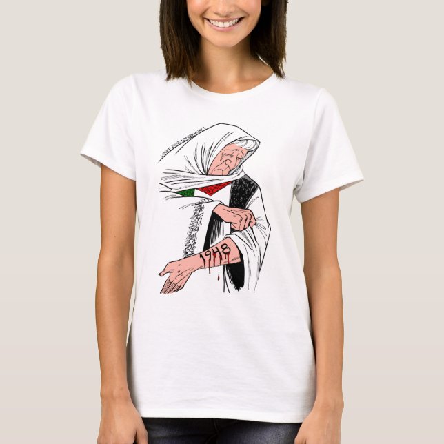 T-shirt livre de Palestina (Frente)