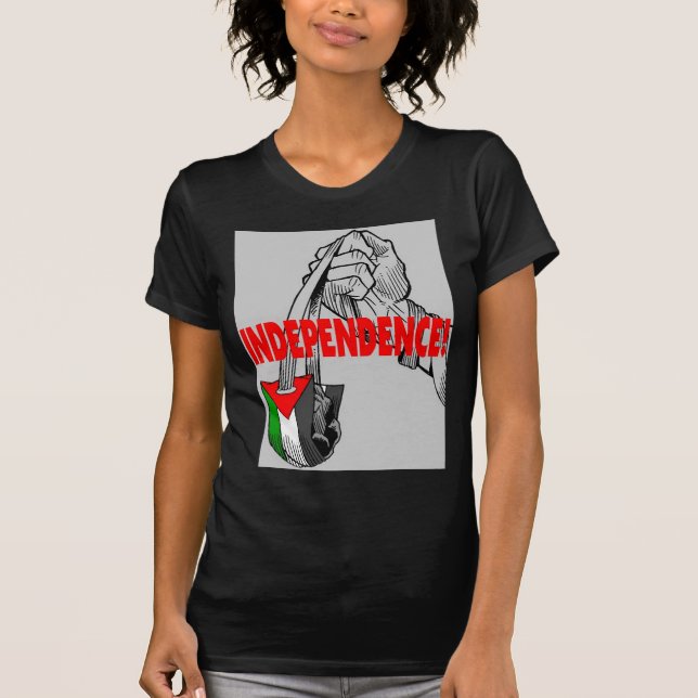 T-shirt livre de Palestina (Frente)