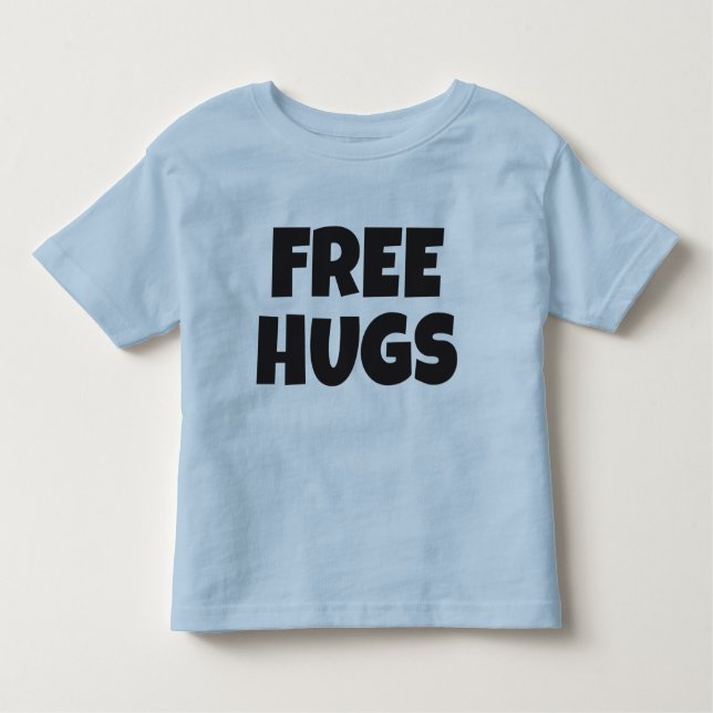 T-shirt livre do jérsei da multa da criança dos (Frente)