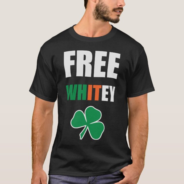 T-shirt livre do trevo de Whitey Bulger (Frente)