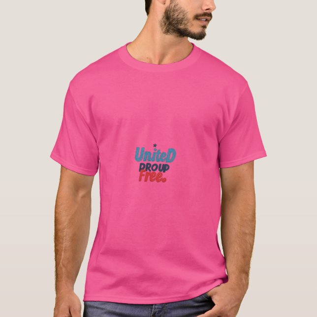 T-Shirt Livre, Orgulhosa (Frente)