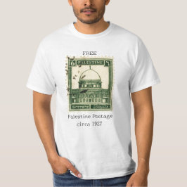 T-Shirt Livre Palestina | Carimbo histórico da Pal