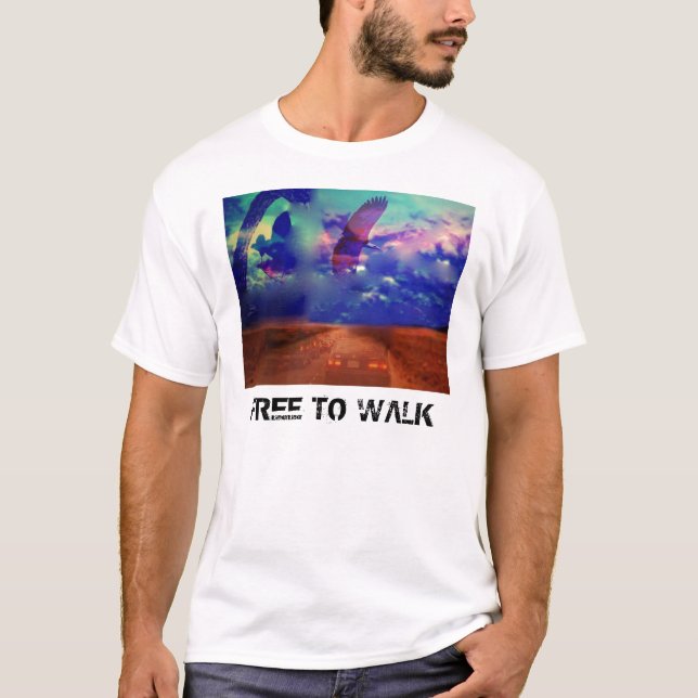 T-SHIRT LIVRE PARA ANDAR (Frente)