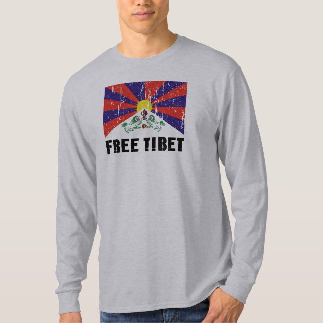 T-shirt LIVRES de TIBET (Frente)