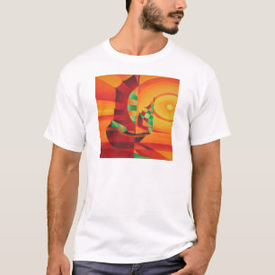 T-shirt Lixo Cubista No Mar Vermelho