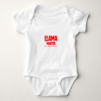 T-shirt Llama Monster Red Logo
