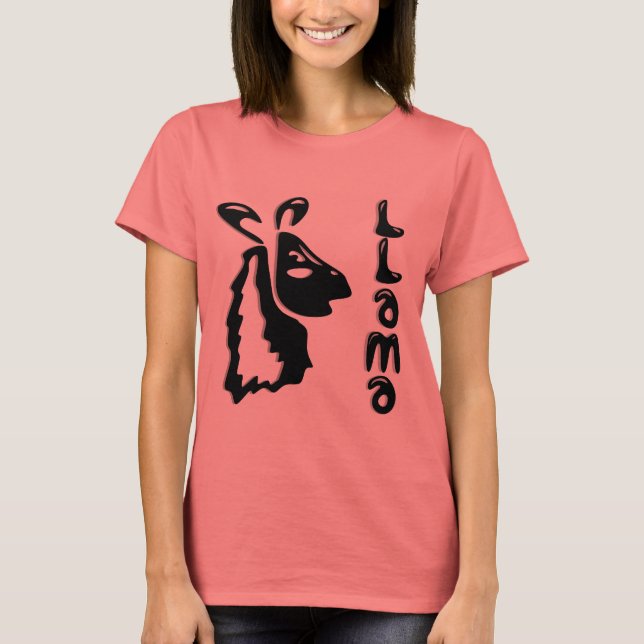 T-shirt Llama Warnings Tee (Frente)