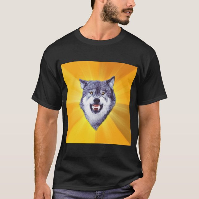 T-shirt Lobo da coragem (Frente)