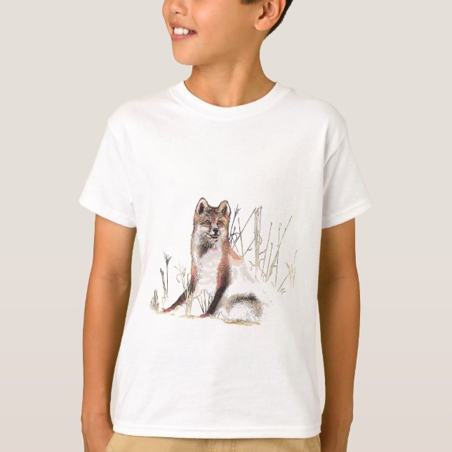 T-shirt Lobo de inverno (Frente)