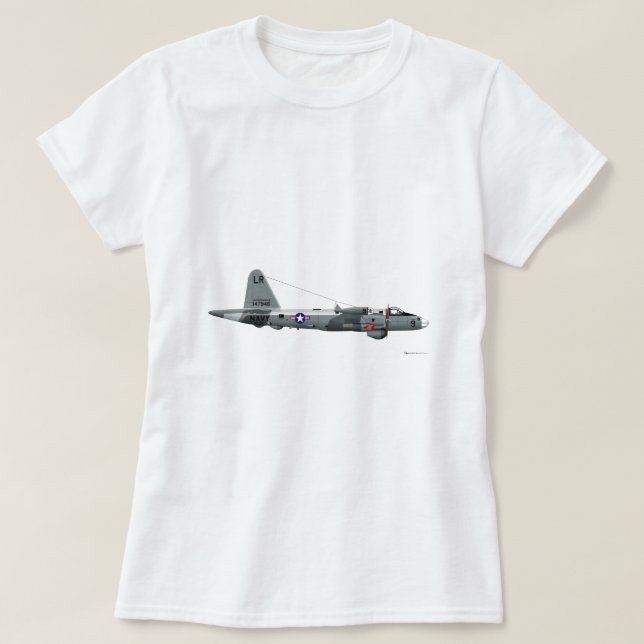 T-shirt Lockheed P2V Netuno (Frente do Design)