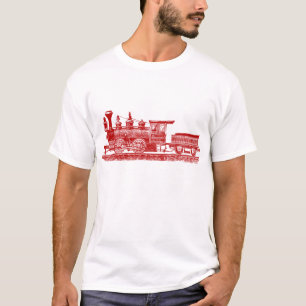 T-shirt Locomotiva 02 - Vermelho Rubi