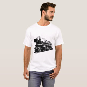 T-shirt Locomotiva a vapor - Alto contraste