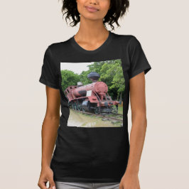 T-shirt Locomotiva a Vapor Americana Antiga