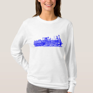 T-shirt Locomotiva - azul