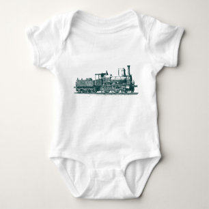 T-shirt Locomotiva - Verde escuro