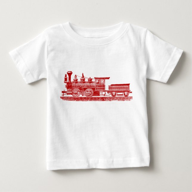 T-shirt Locomotive 02 - Ruby Red (Frente)