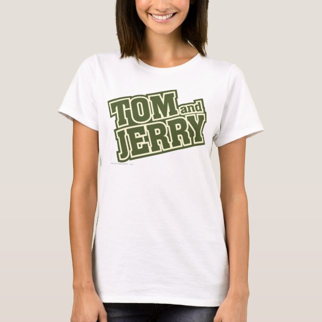T-shirt Logotipo 3 de Tom e Jerry (Frente)