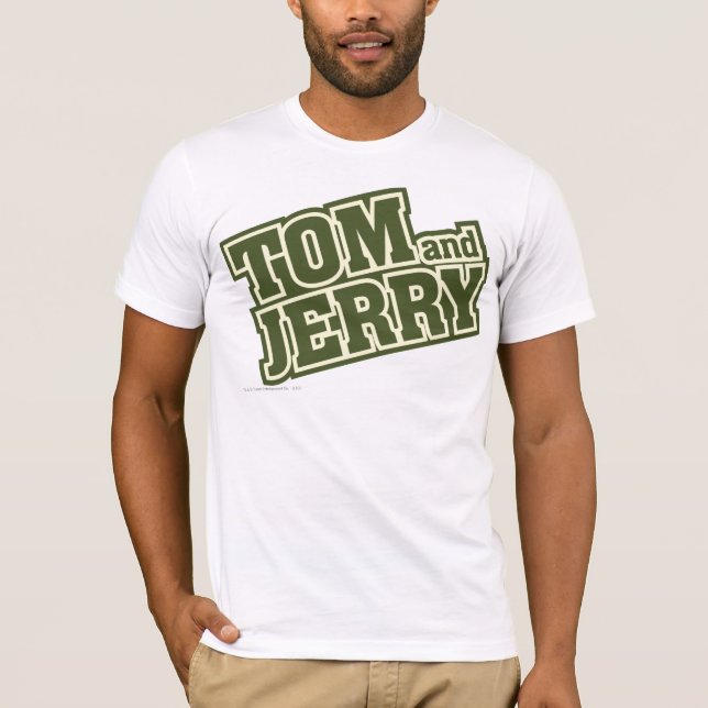 T-shirt Logotipo 3 de Tom e Jerry (Frente)