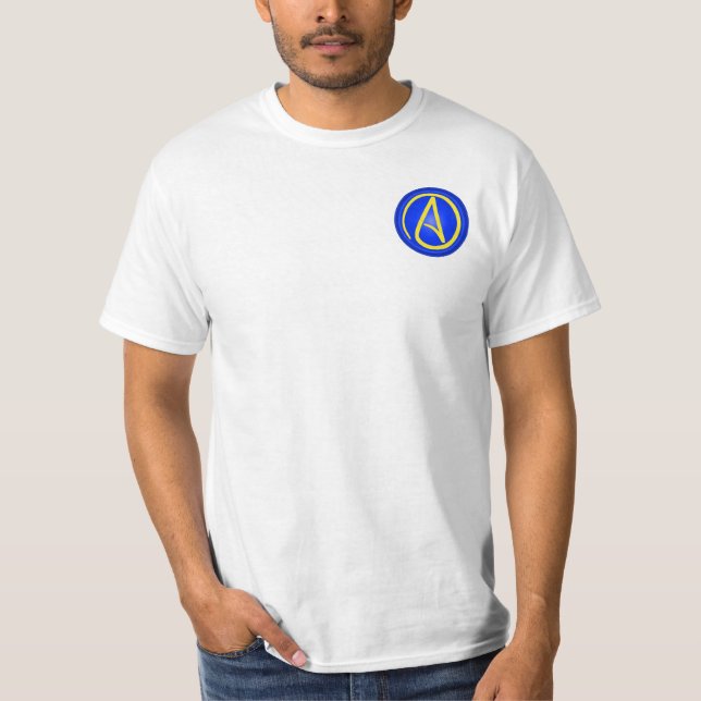 T-shirt Logotipo ateu (Frente)