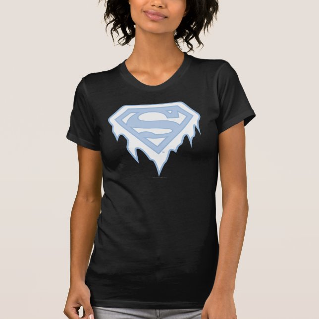 T-shirt Logotipo azul da Supergirl (Frente)