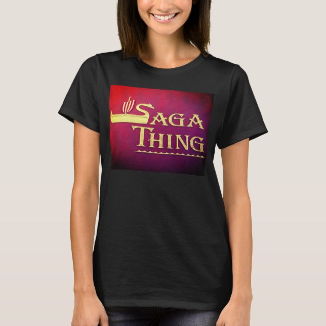 T-shirt Logotipo da coisa da saga (Frente)