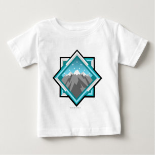 T-shirt Logotipo da montanha do terror da equipe