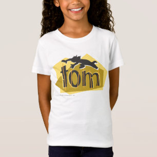 T-shirt Logotipo da silhueta de Tom