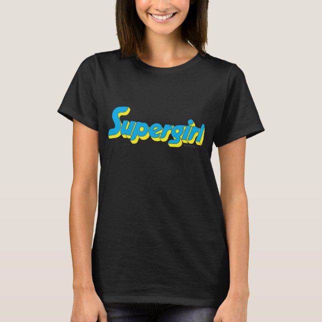 T-shirt Logotipo da Supergirl (Frente)