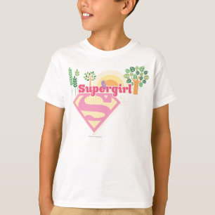 T-shirt Logotipo da Supergirl Nature