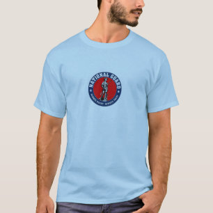 T-shirt Logotipo das forças armadas da guarda nacional do