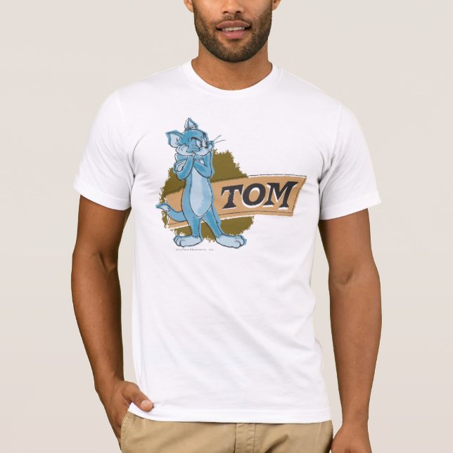 T-shirt Logotipo de atitude do Tom (Frente)