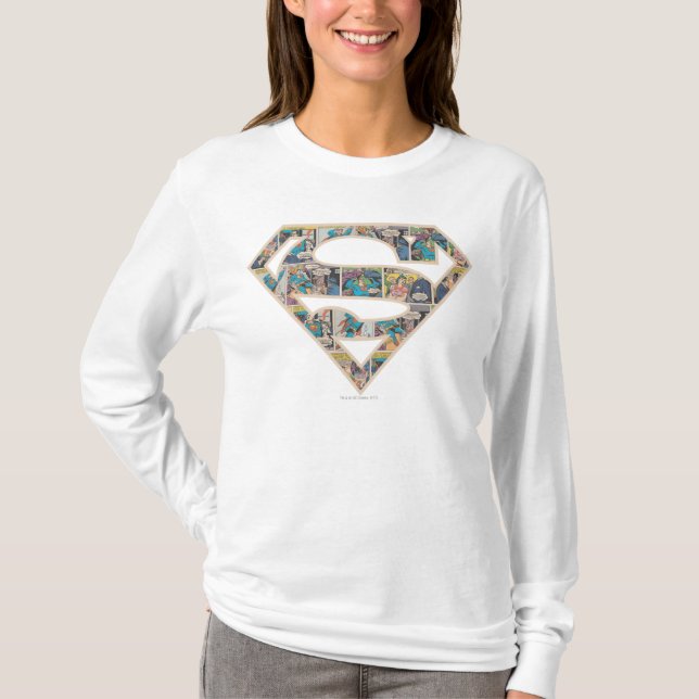 T-shirt Logotipo de banda desenhada da Supergirl (Frente)