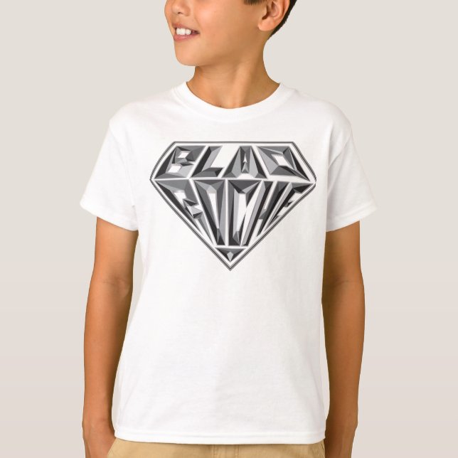 T-shirt Logotipo de Blaq Roche - miúdos (Frente)