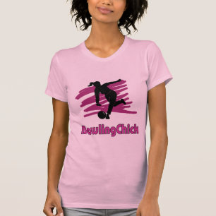 T-shirt Logotipo de BowlingChick