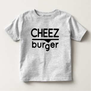 T-shirt Logotipo de Cheezburger (preto)